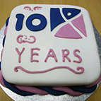 10 Year Birthday Cake