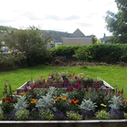 Lairg Learning Centre front garden