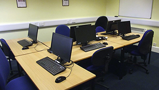 IT Suite: Each workstation is fitted with a Windows 8 PC, and internet access