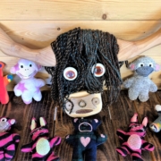 Highland coo and soft toys