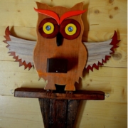 Owl bird feeder